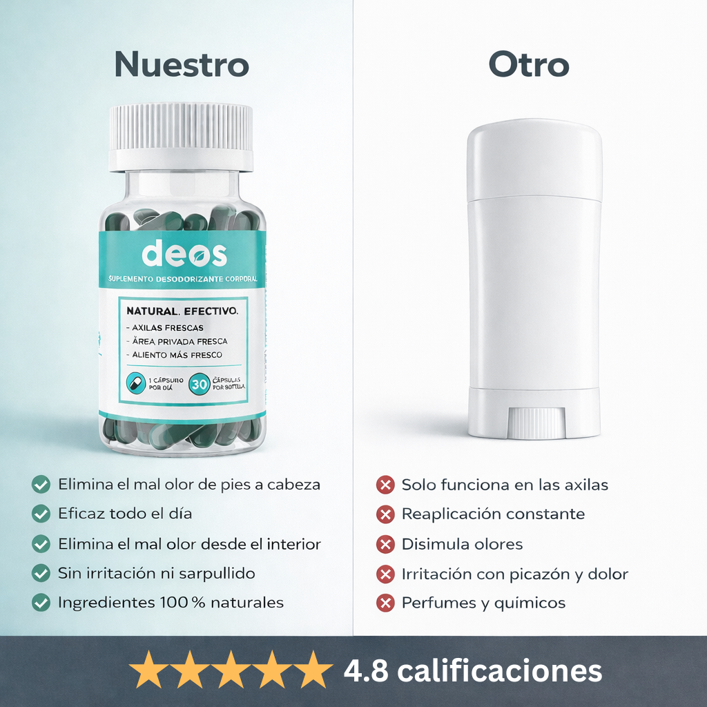 O-DEOS — Frescura duradera en la que puede confiar
