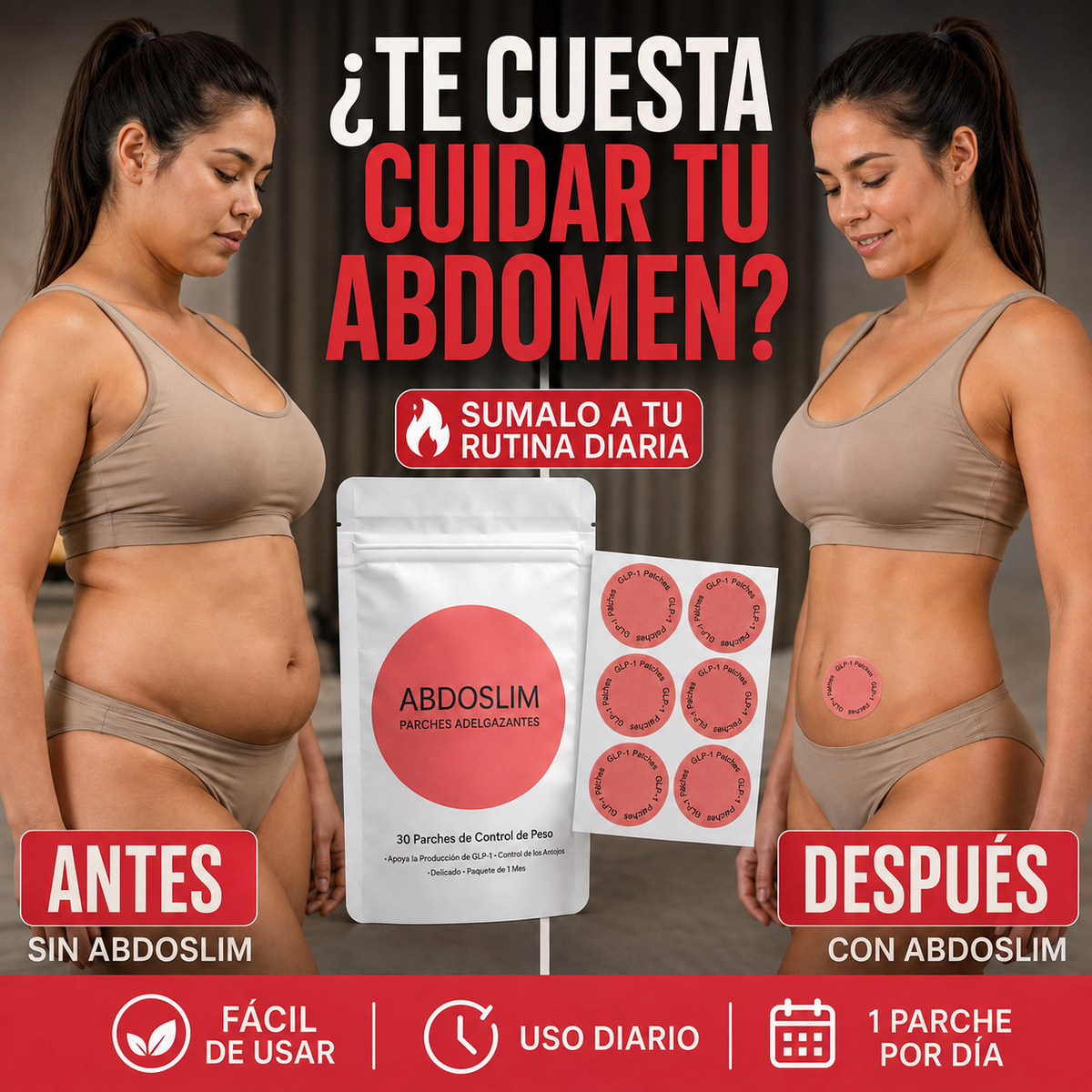 AbdoSlim - Una forma simple de cuidar tu abdomen a diario.