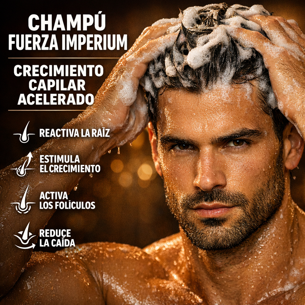 Champú Fuerza Imperium - Fuerza Imperial. Control Total. Presencia Imparable.