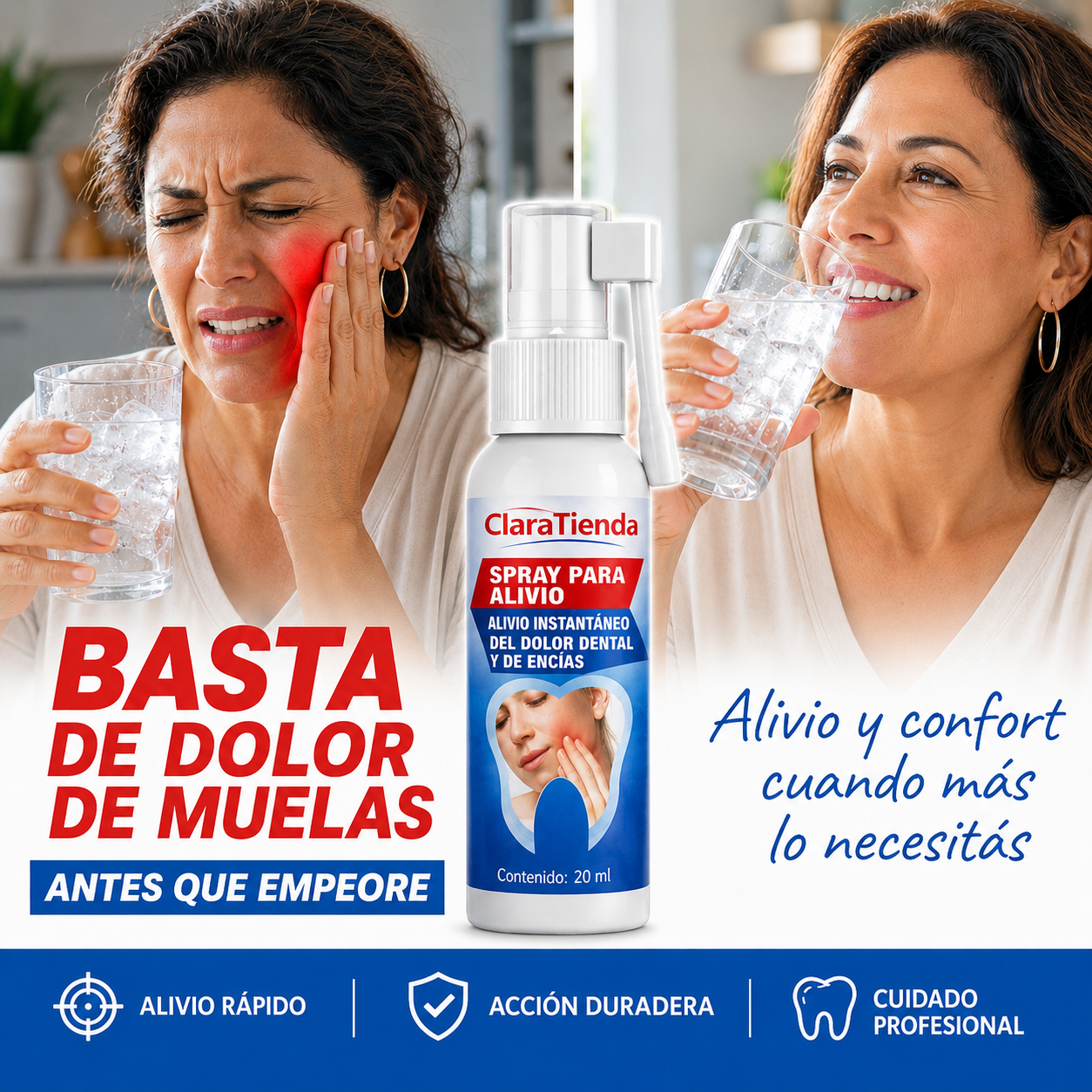 Toothache Relief Spray™ - No Dejes Que La Molestia En Tus Dientes O Encías Te Arruine El Día