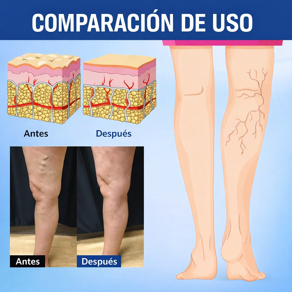 Varicose Vein Cream – Mejora la circulación y reduce la apariencia de varices.