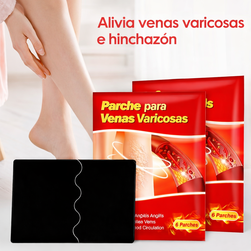 Parche para várices – Alivio inmediato y mejora la circulación en un solo parche