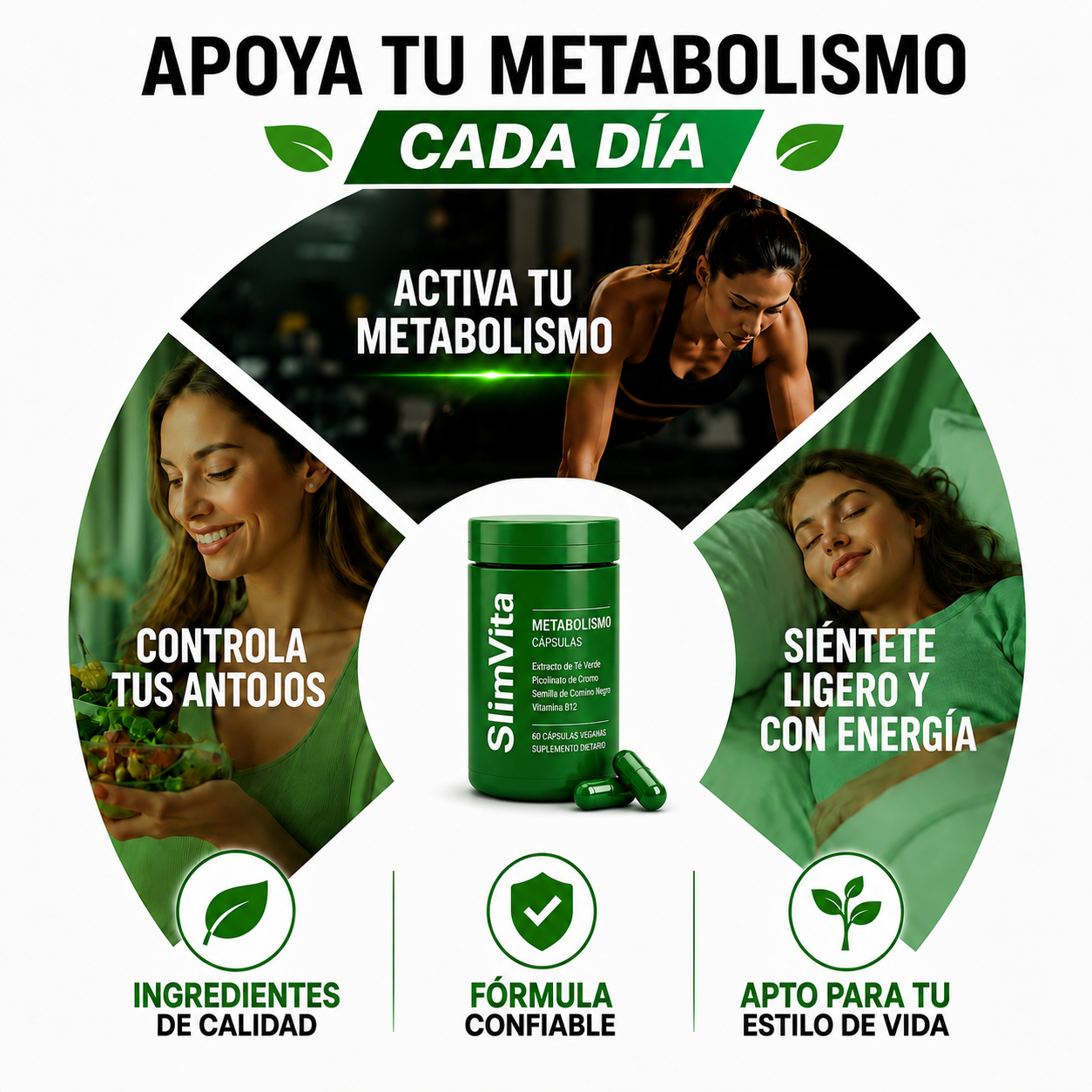 SlimVita - Apoya Tu Metabolismo, Controla Tus Impulsos y Brilla Con Seguridad