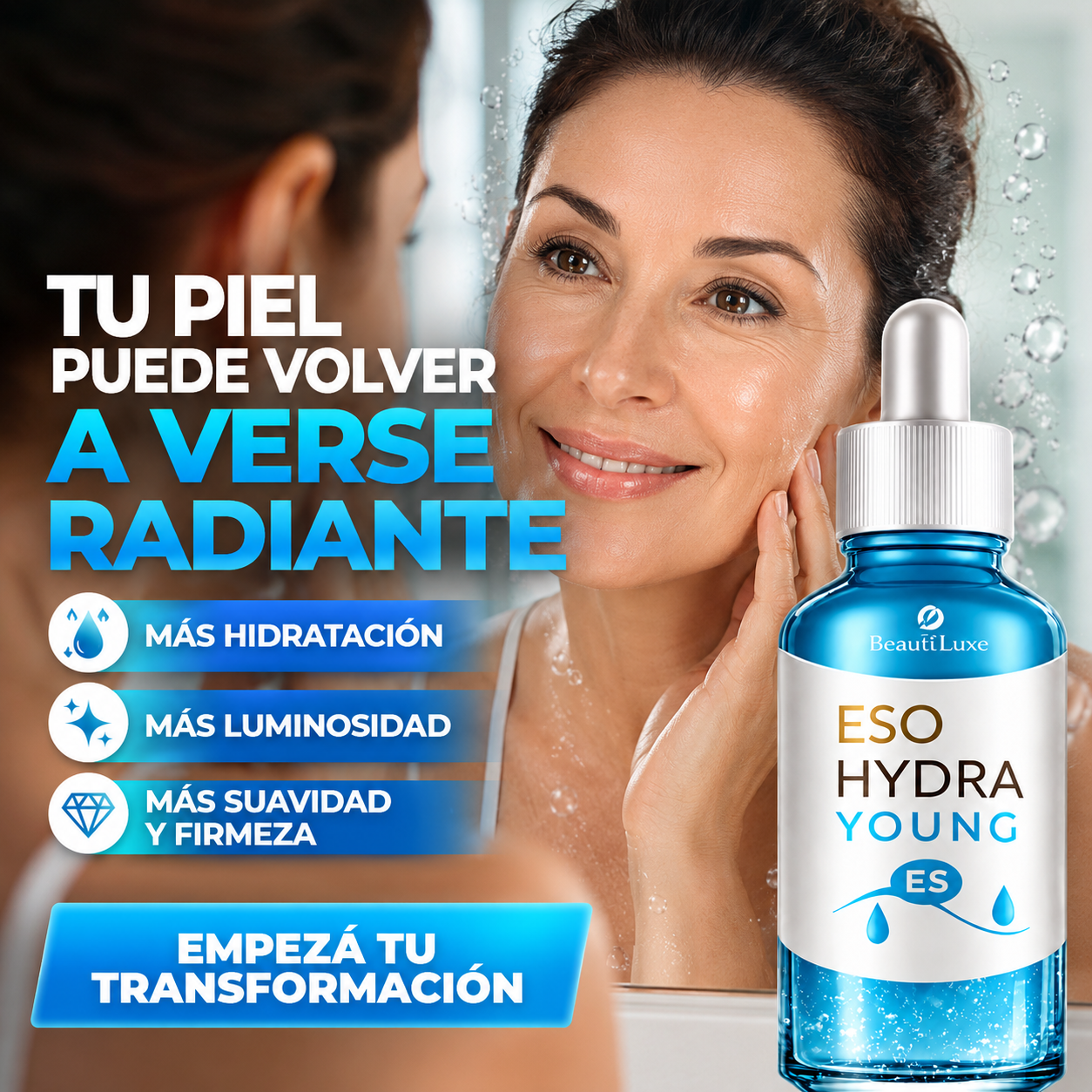 ESO HYDRA YOUNG ES - Recuperá una piel más hidratada, firme y luminosa cada día.