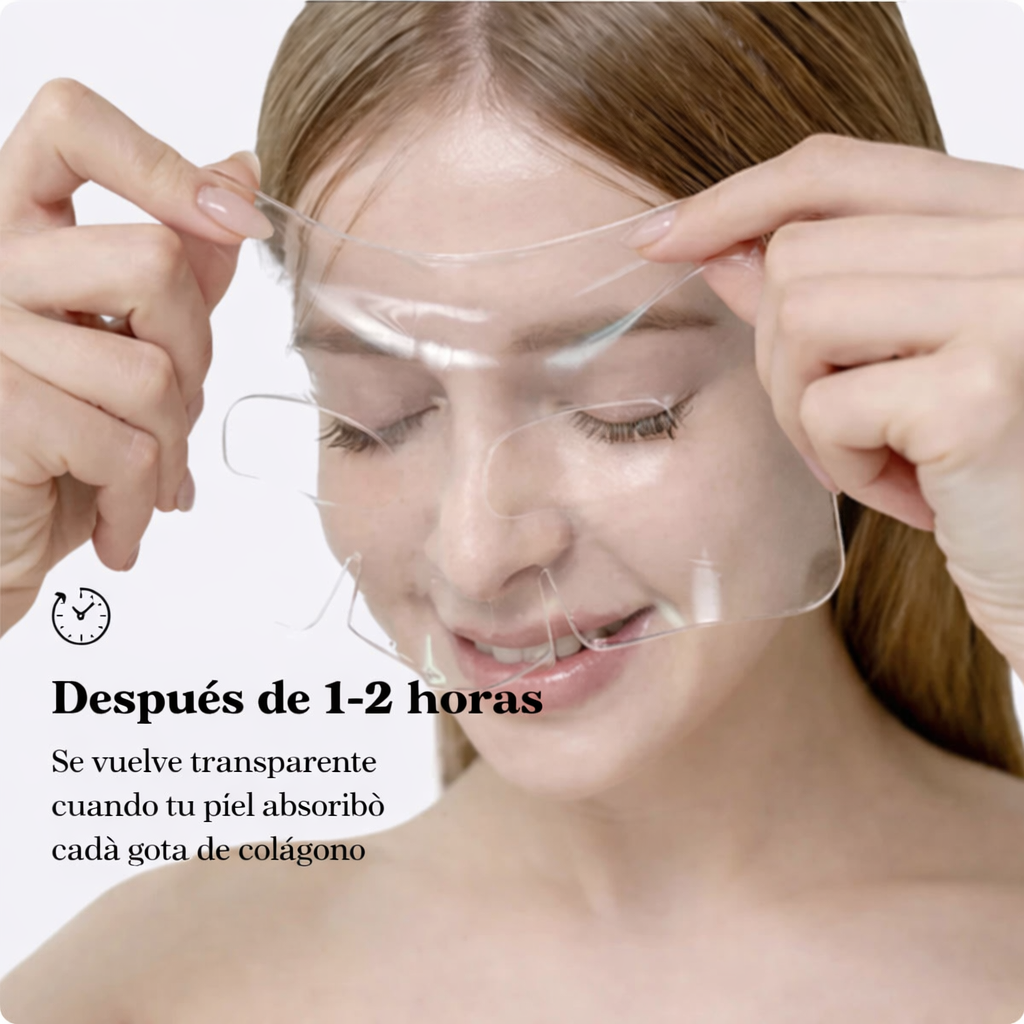 Máscara facial de colágeno — logrà una piel tipo “glass skin” de un día para el otro