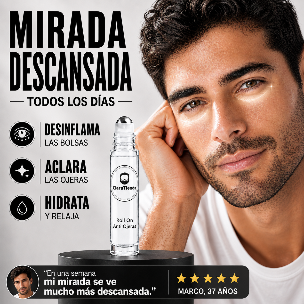 Roll-On Anti Ojeras - Refrescá Tus Ojos. Mejorá tu Imagen.