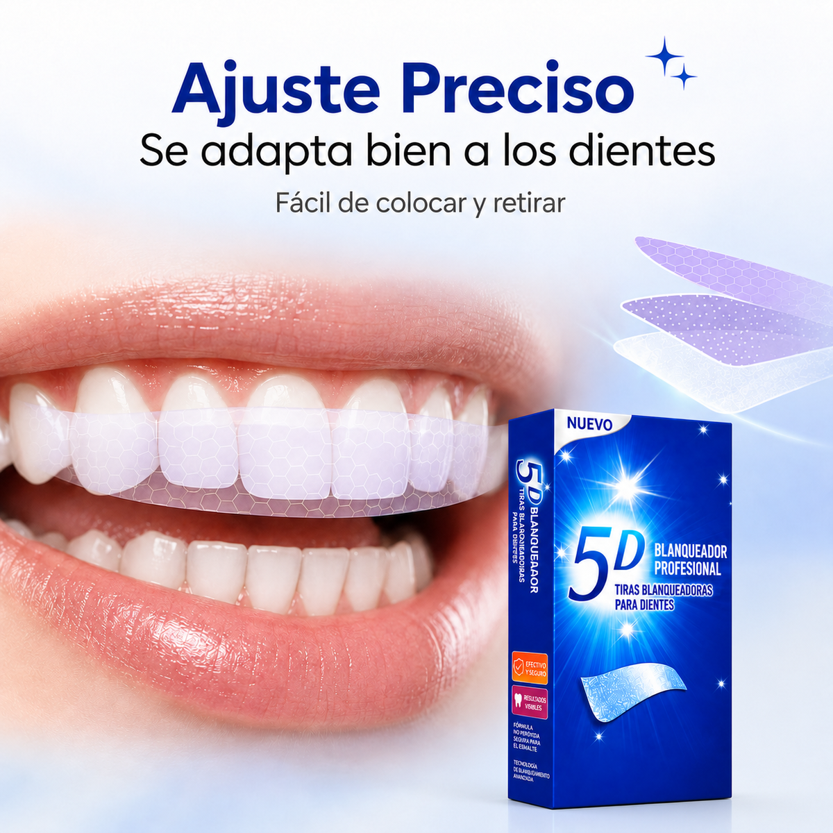 5d Tiras Blanqueadoras de Dientes: Tu Rutina Simple Para Lograr Una Sonrisa Más Blanca Desde Casa