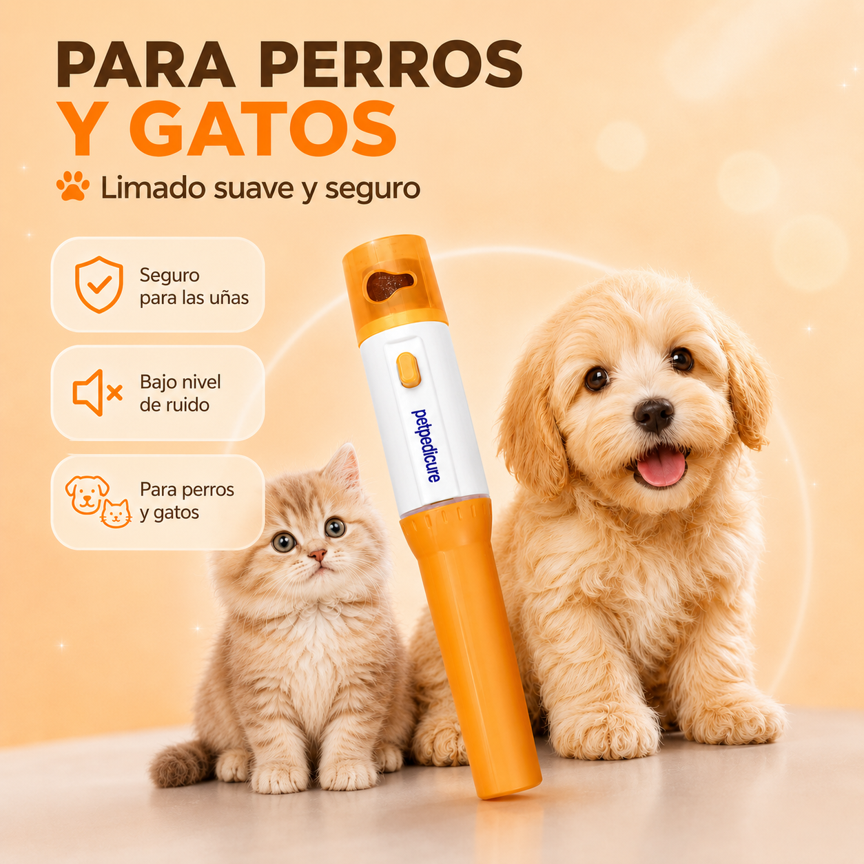 PetPedicure™ - Sin cortes. Sin estrés. Solo uñas suaves.