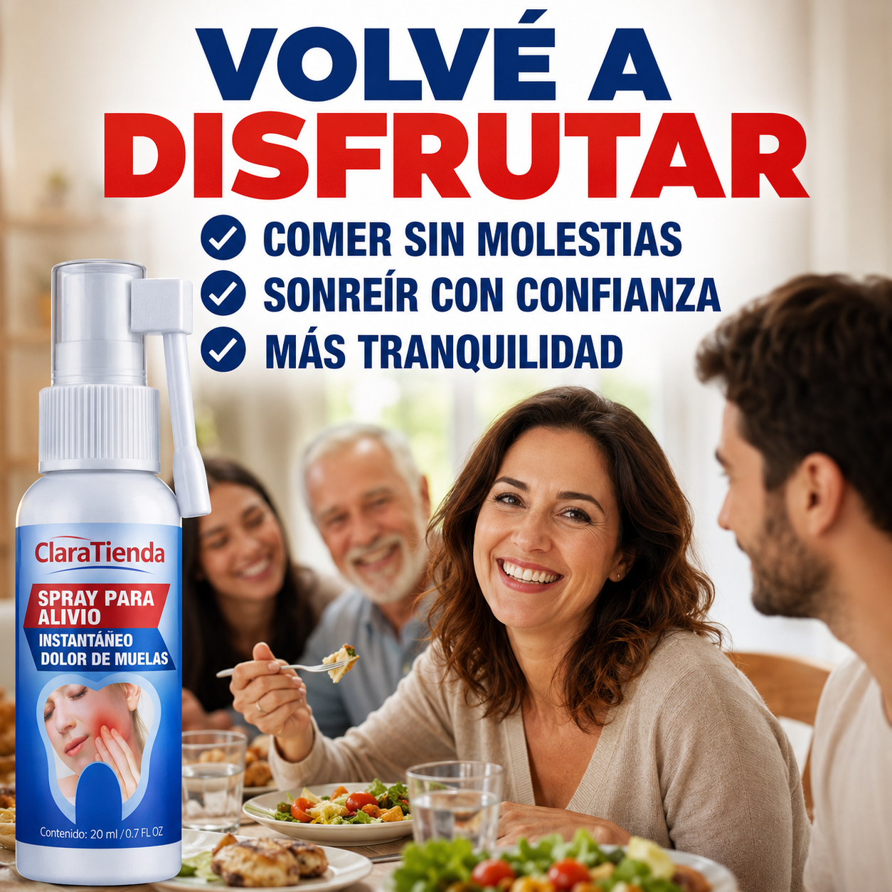 Toothache Relief Spray™ - No Dejes Que La Molestia En Tus Dientes O Encías Te Arruine El Día