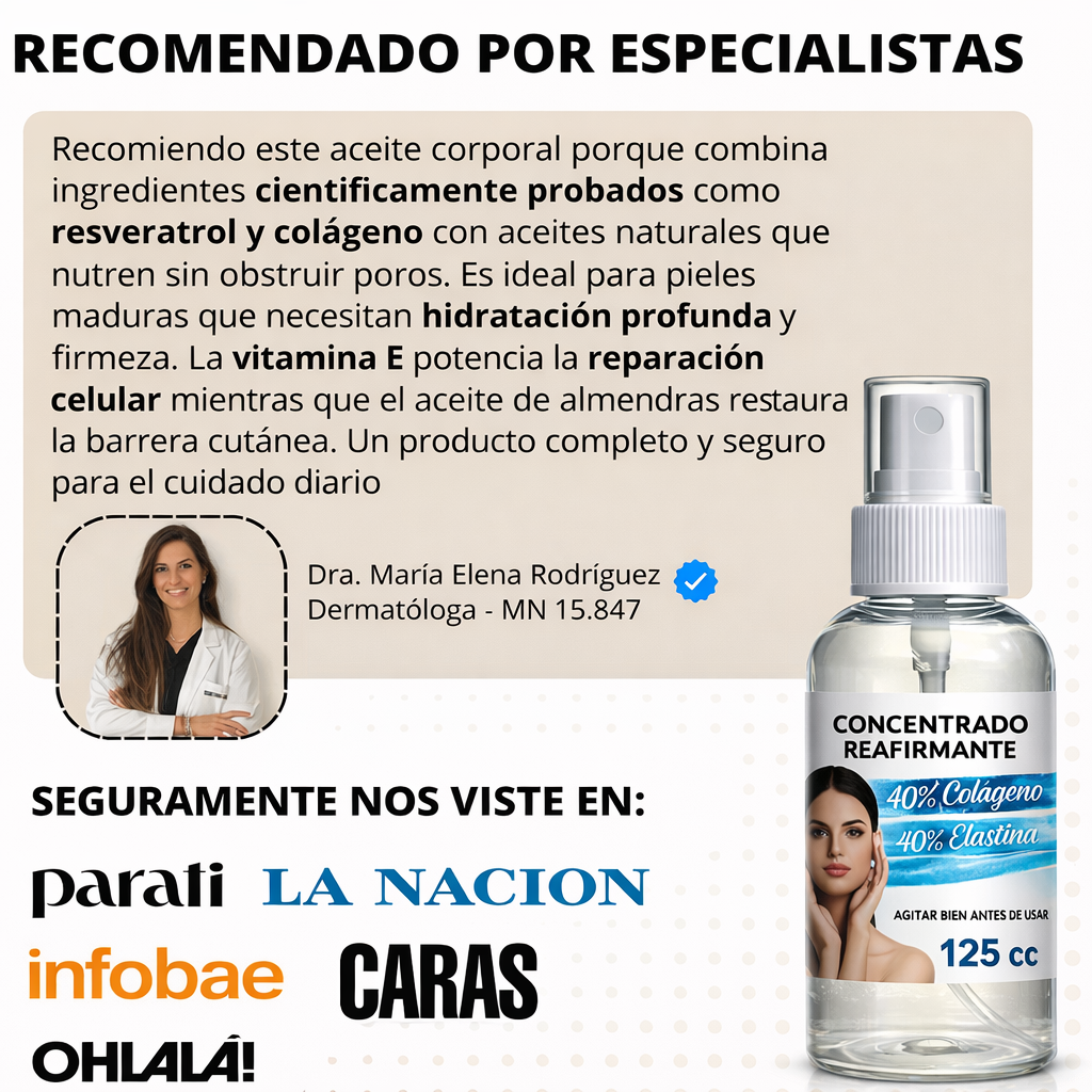 Concentrado Reafirmante - Colageno y Resveratrol