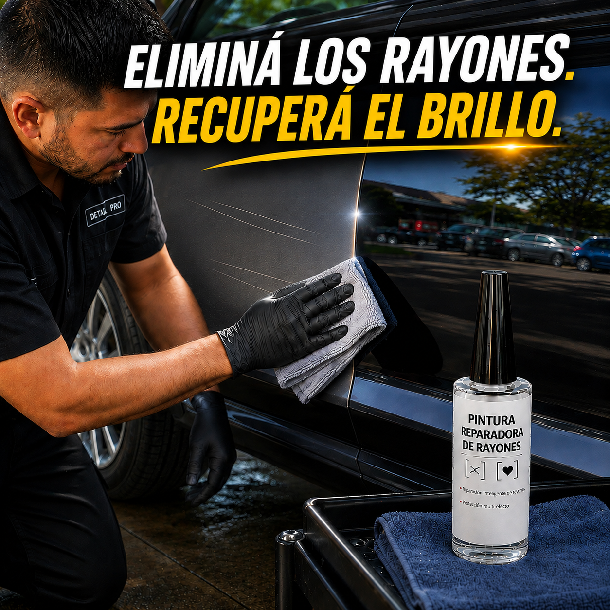 Pintura Reparadora de Rayones – Devolvé el Brillo y la Apariencia de Auto Nuevo en Minutos (Oferta 2x1)
