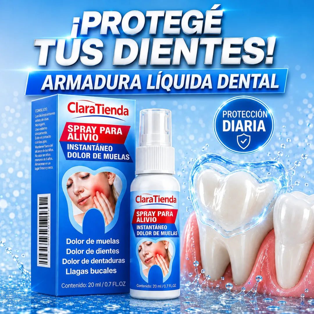 ARMADURA LÍQUIDA DENTAL - Protección diaria para dientes sensibles y una sonrisa más fuerte y saludable