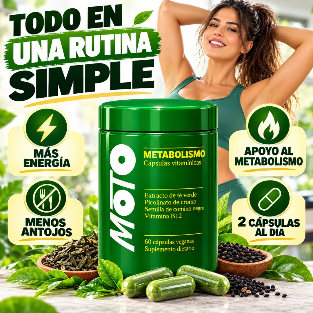 MOTO — Más energía. Menos antojos. Una rutina simple.
