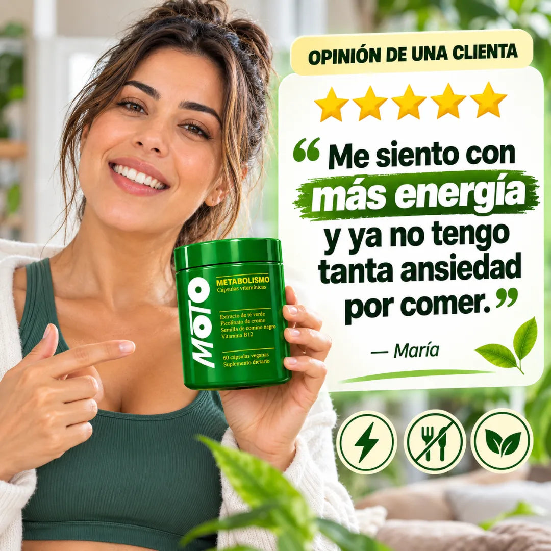 MOTO — Más energía. Menos antojos. Una rutina simple.
