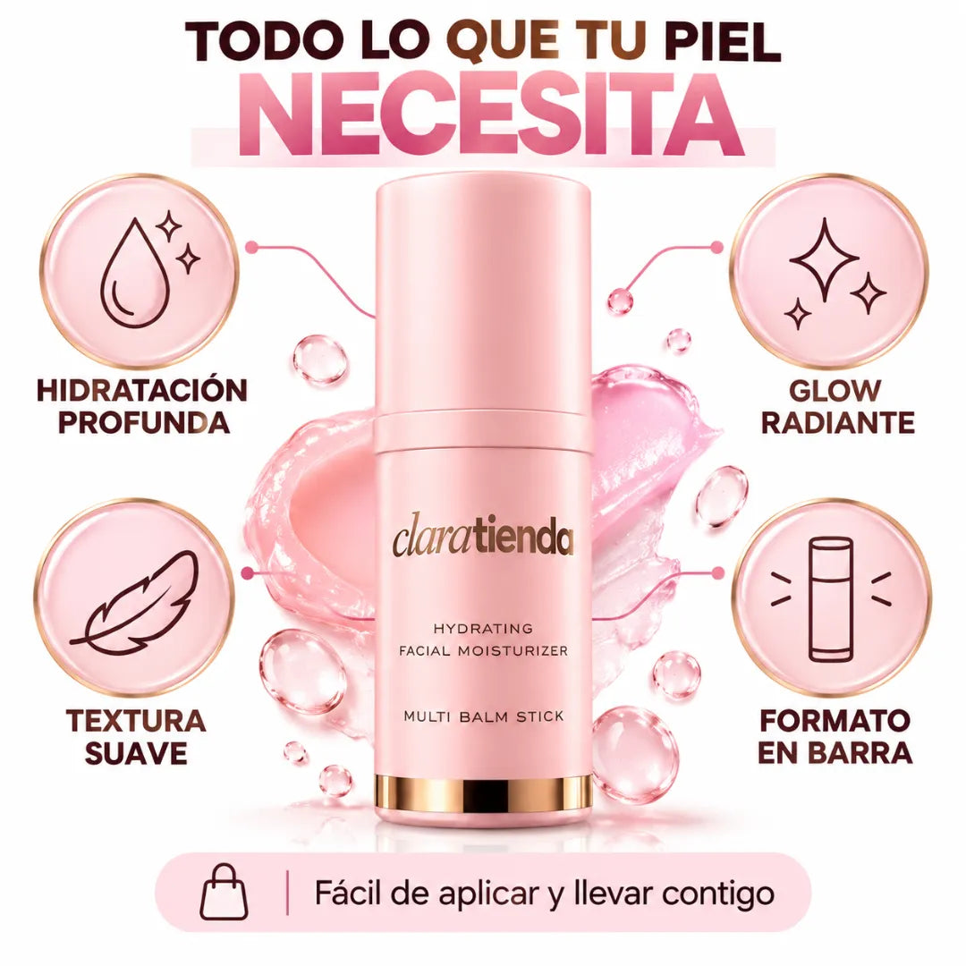 Claratienda Bálsamo Multiuso en Barra - Brillá en una pasada.