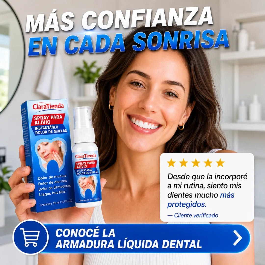 ARMADURA LÍQUIDA DENTAL - Protección diaria para dientes sensibles y una sonrisa más fuerte y saludable