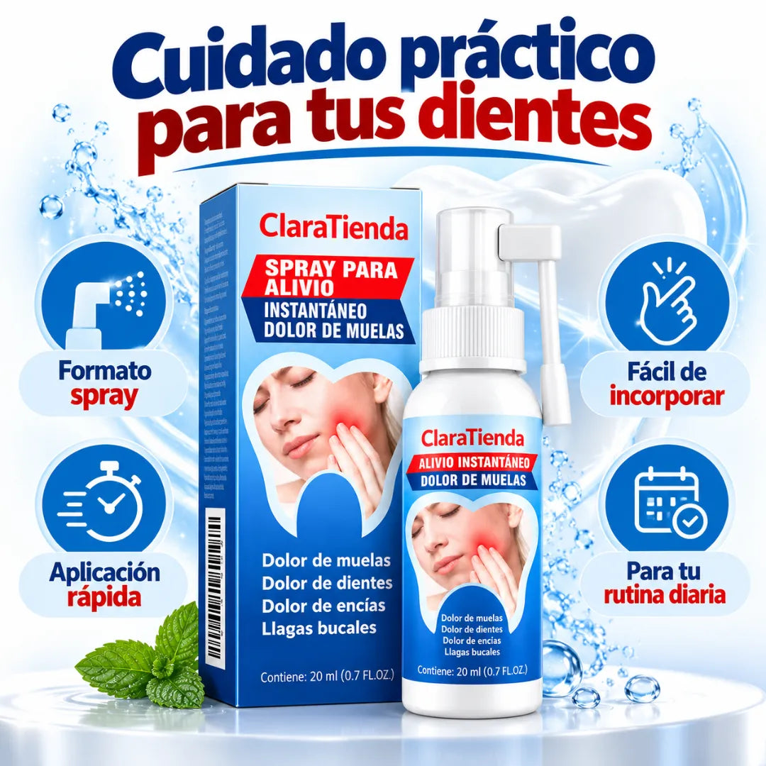 AlivioDent Spray - Protegé y fortalecé tu esmalte todos los días