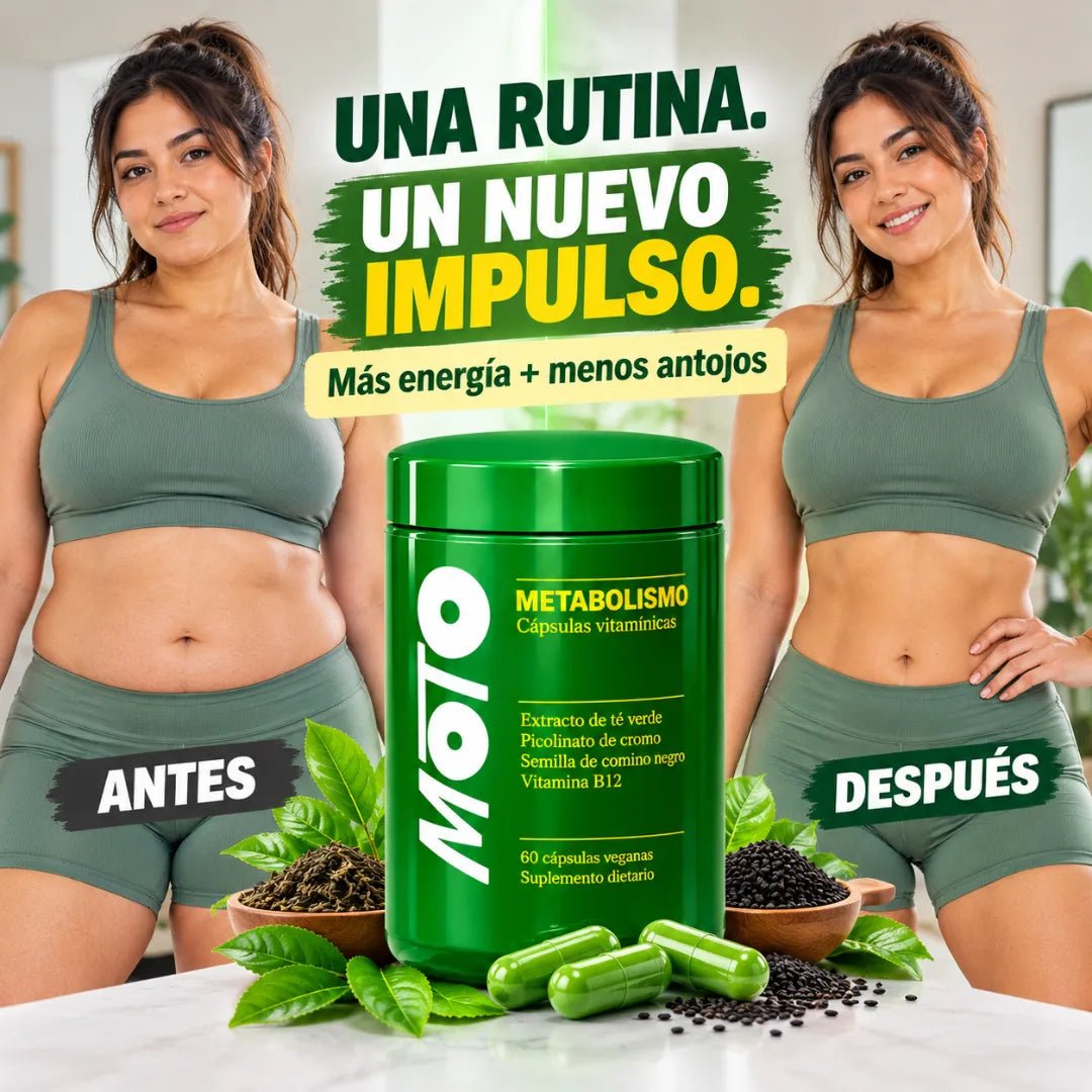 MOTO — Más energía. Menos antojos. Una rutina simple.