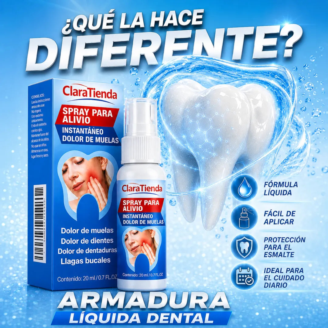 ARMADURA LÍQUIDA DENTAL - Protección diaria para dientes sensibles y una sonrisa más fuerte y saludable