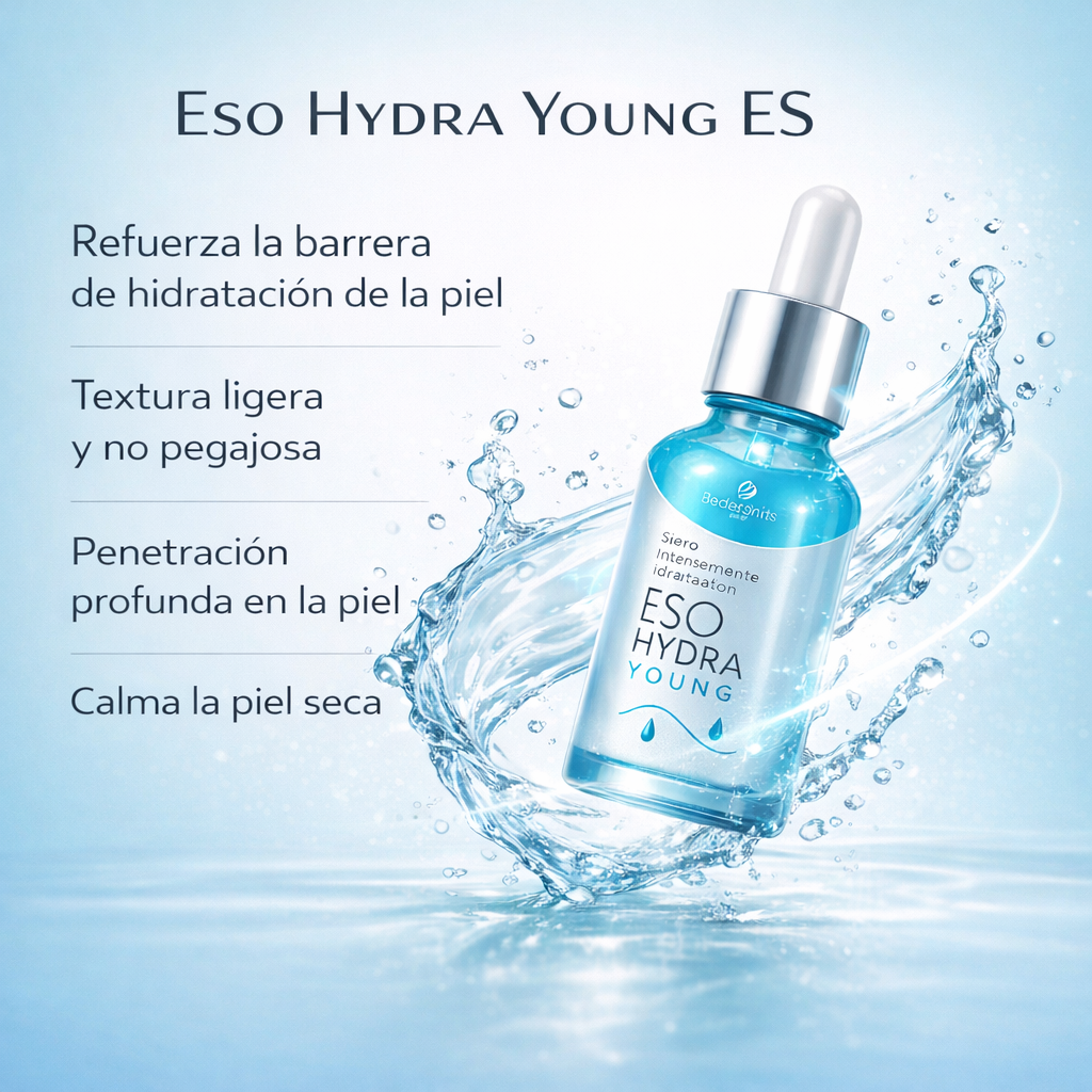 Eso Hydra Young ES – Fórmula hidratante antienvejecimiento avanzada para una piel radiante y juvenil.