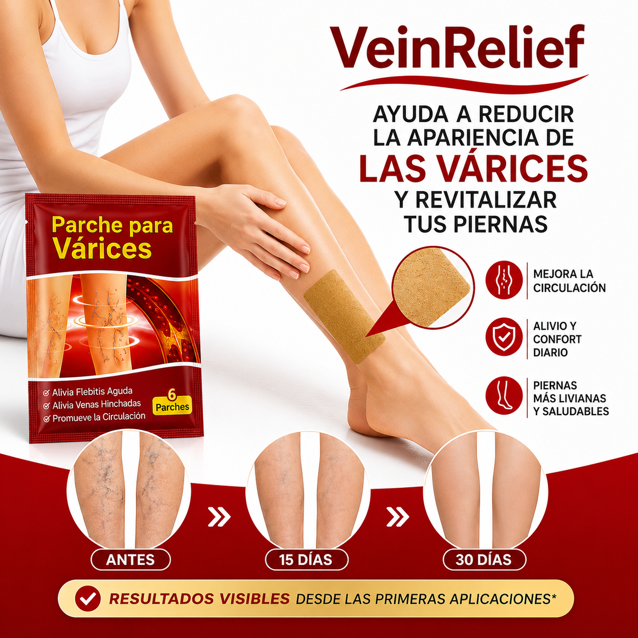 VeinRelief - Ayuda A Reducir La Apariencia De Las Várices y Revitalizar Tus Piernas