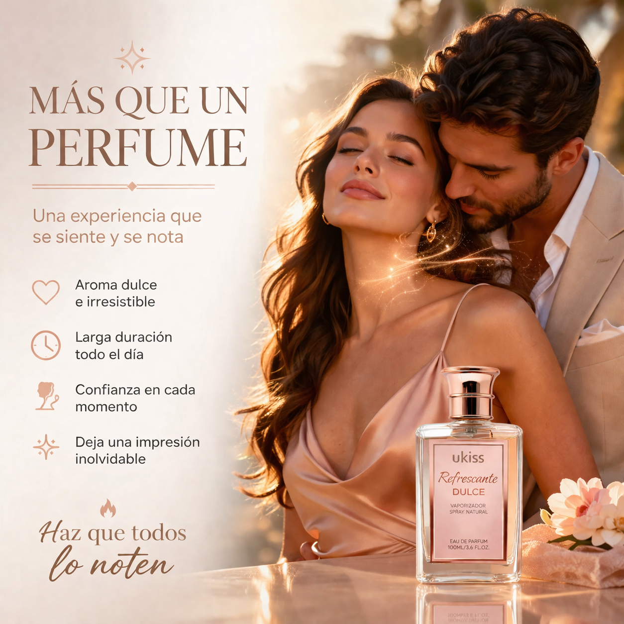 UKISS Refrescante Dulce – Fragancia dulce irresistible que deja una impresión duradera