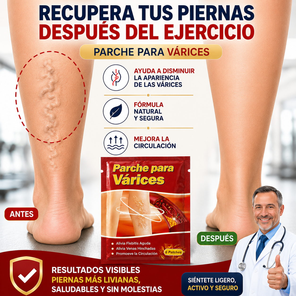 VeinRelief - Ayuda A Reducir La Apariencia De Las Várices y Revitalizar Tus Piernas