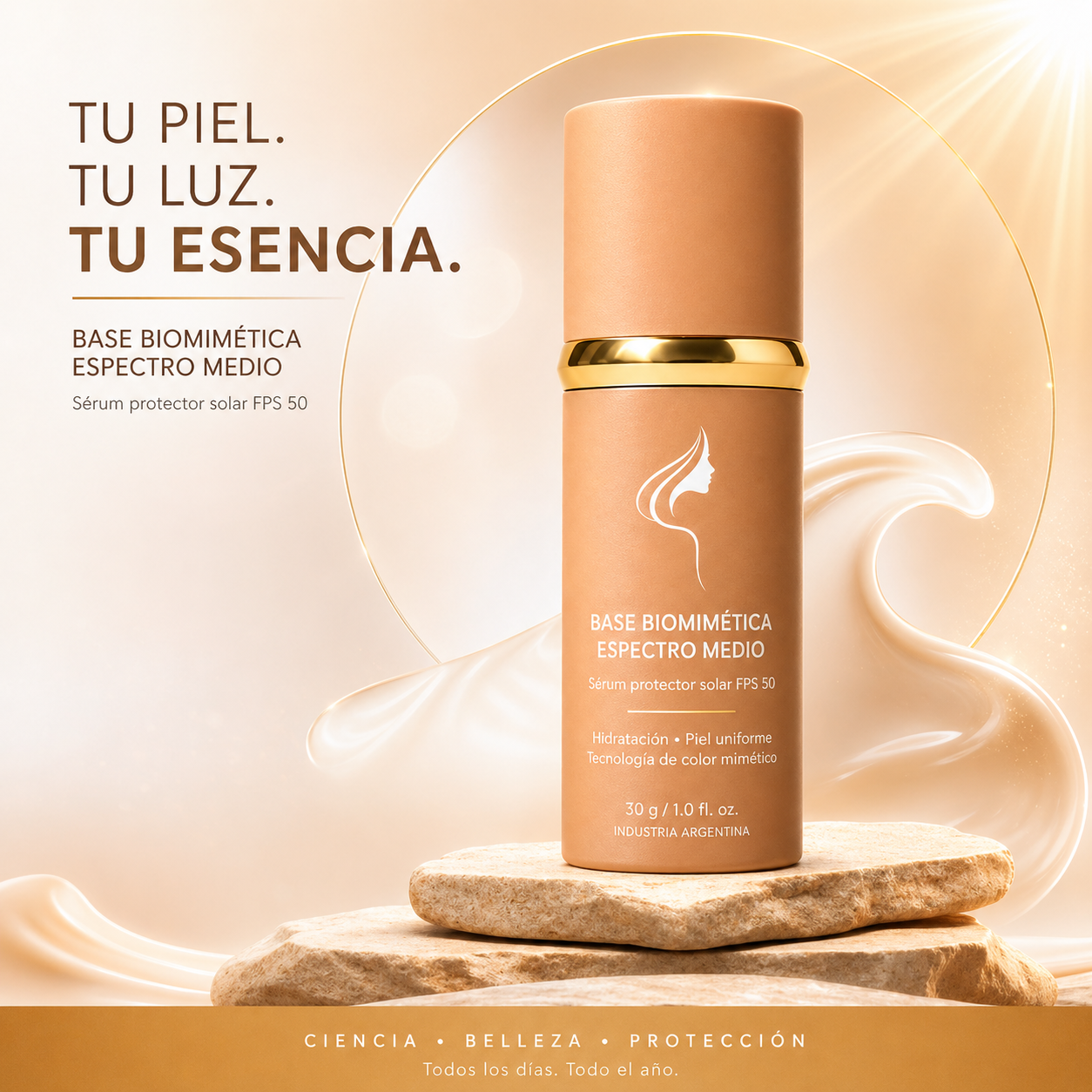 Biommic Foundation – Base Líquida Hidratante que Cambia de Color