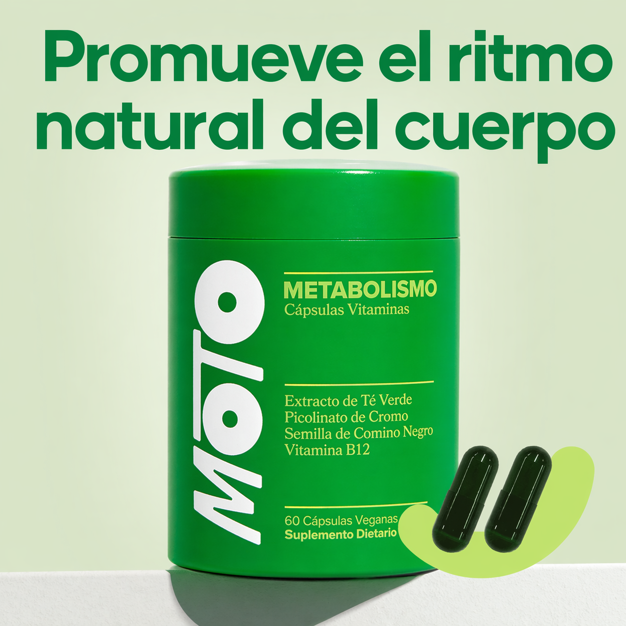 Moto Cápsulas para el metabolismo - Reiniciá tu cuerpo. ver resultados en 7 días