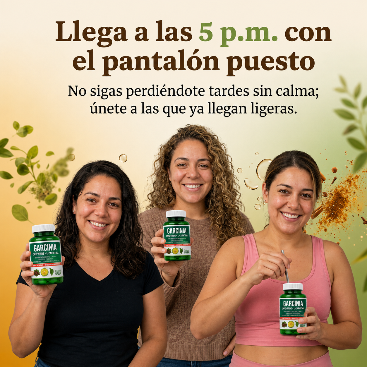 Garcinia + Café Verde + L-Carnitina – Energía y bienestar para acompañar tu rutina diaria