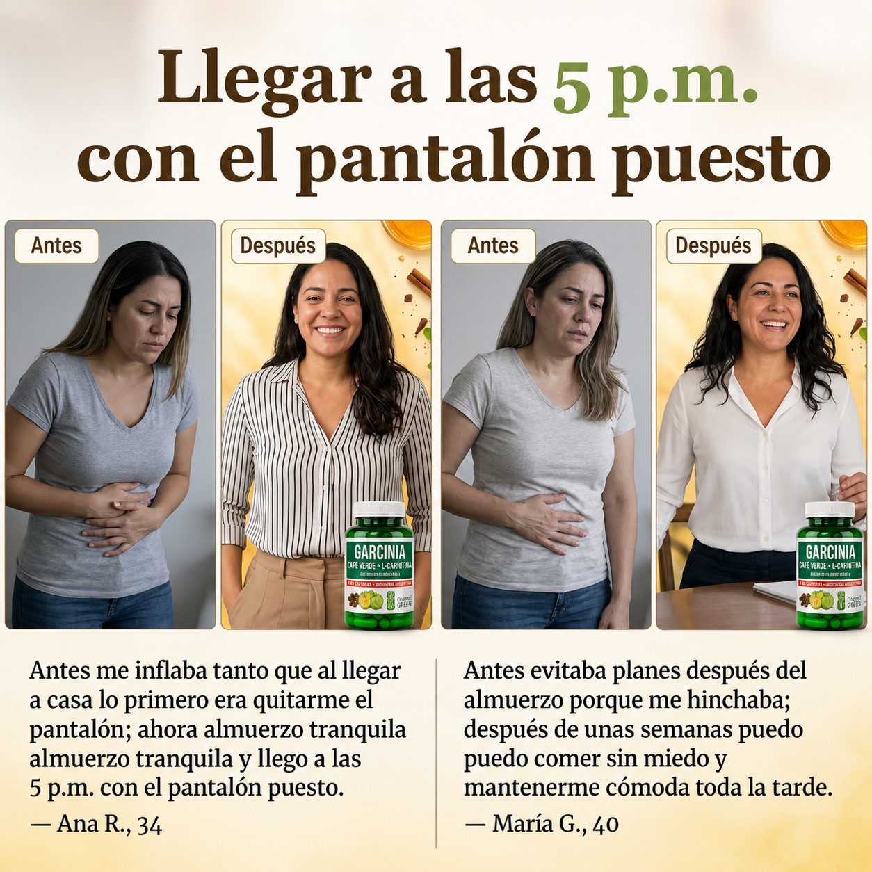 Garcinia + Café Verde + L-Carnitina – Energía y bienestar para acompañar tu rutina diaria