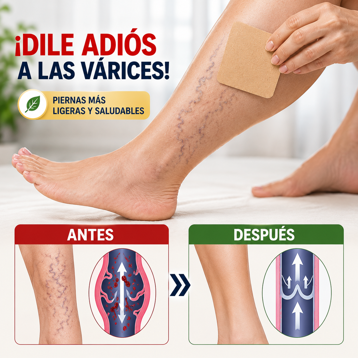 CircuPatch: ¡Dile adiós a las varices y recupera la belleza natural de tus piernas!