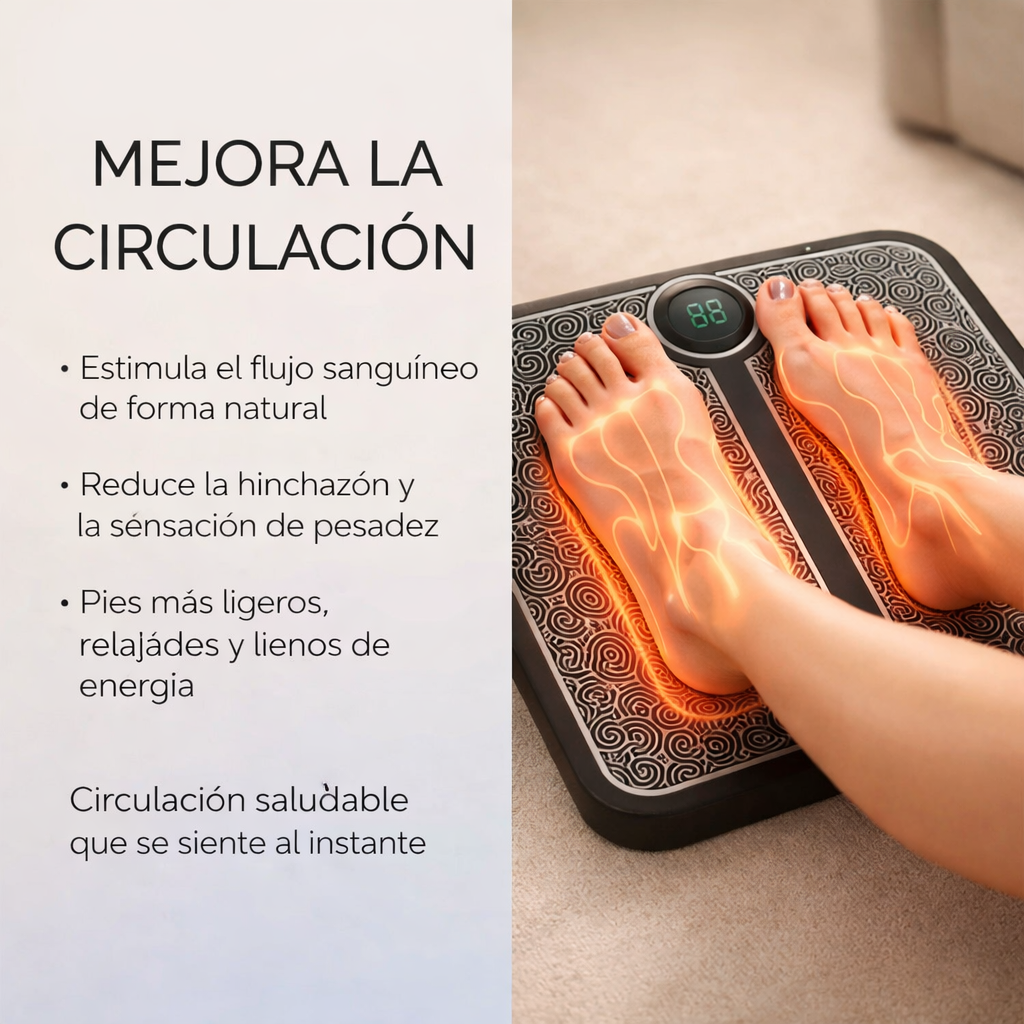 Masajeador de Pies Inteligente - Alivio instantáneo en los pies y relajación profunda en casa.