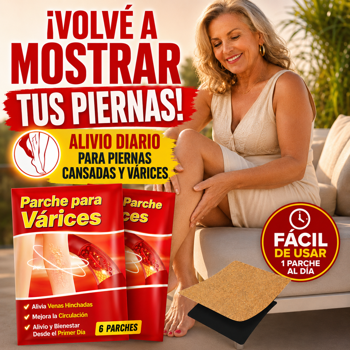 Para Várices Parches - Dejá de Esconder Tus Piernas Cada Vez Que Te Vestís