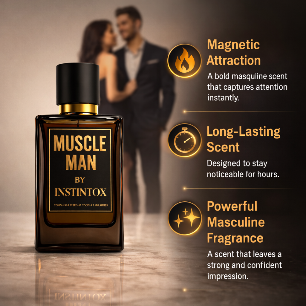 Colonia Muscle Man + Spray de Rendimiento HEROE - El paquete definitivo para la confianza masculina