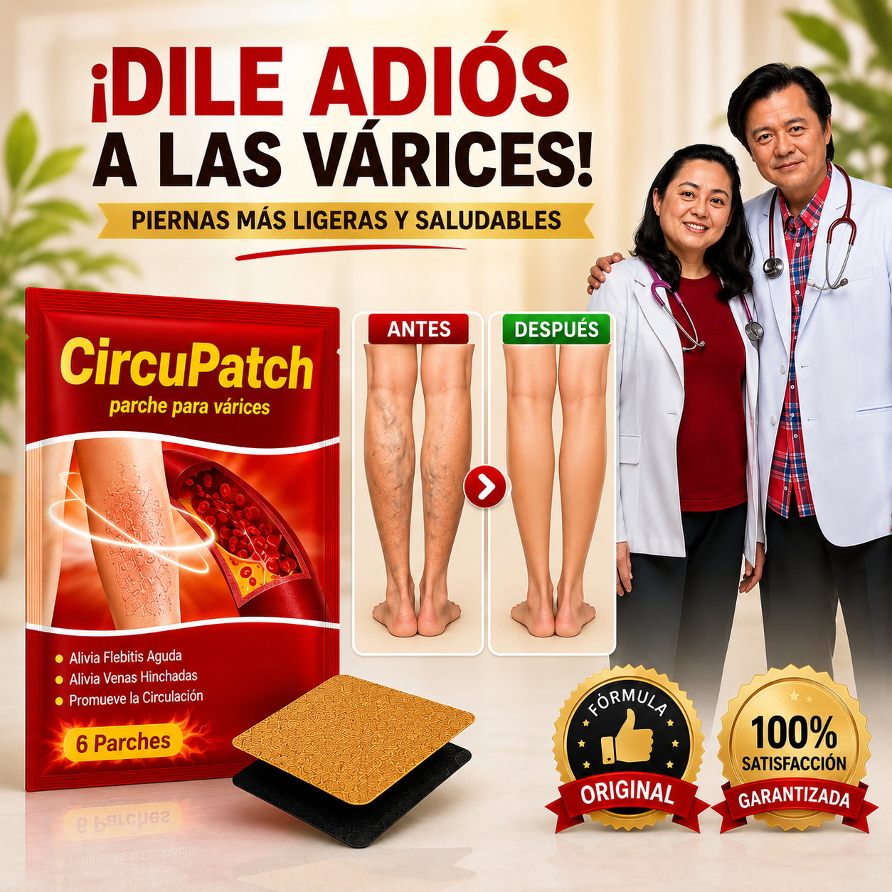 CircuPatch: ¡Dile adiós a las varices y recupera la belleza natural de tus piernas!