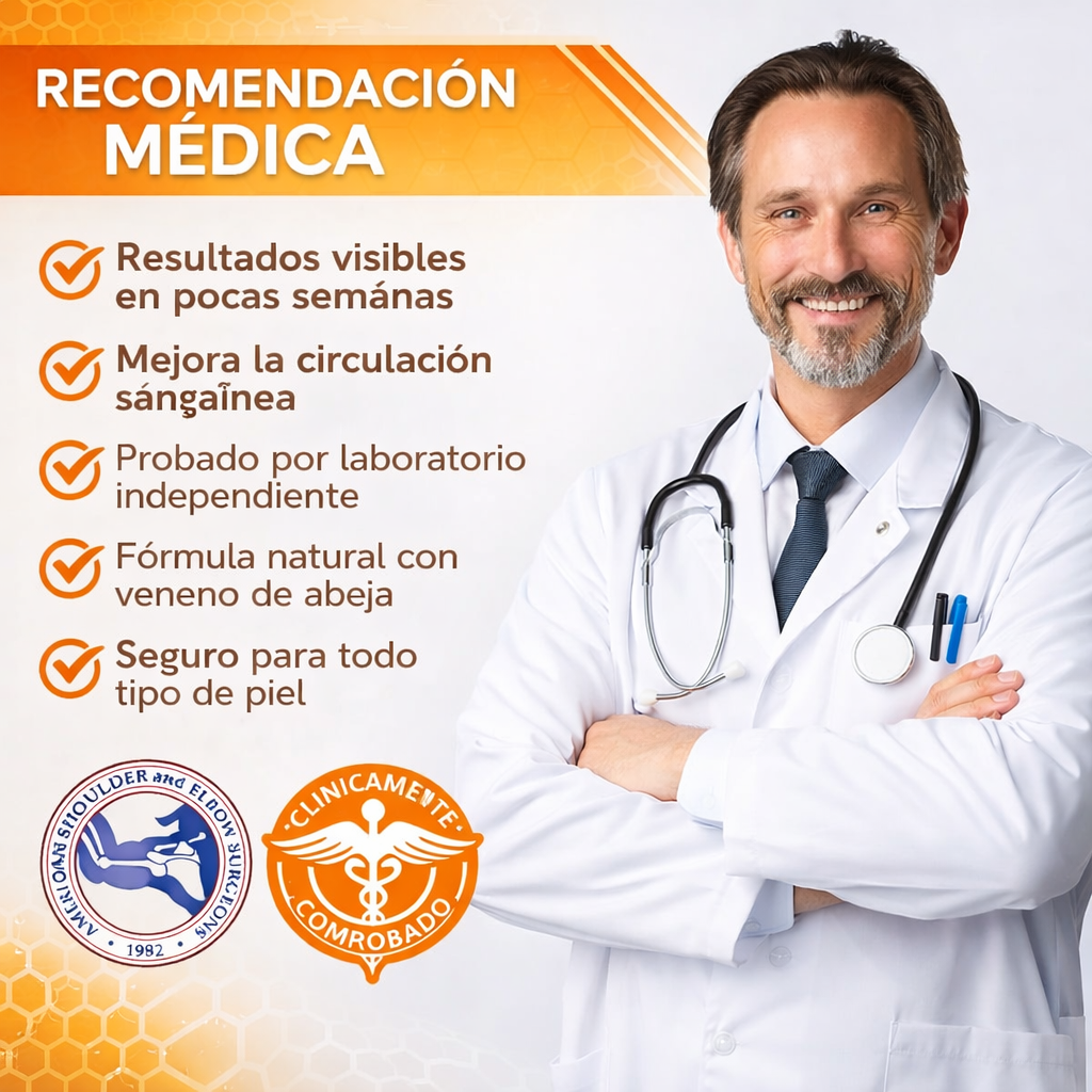 BeeVena Spray para el Alivio de las Varices – Reparación Rápida de Venas y Mejora de la Circulación