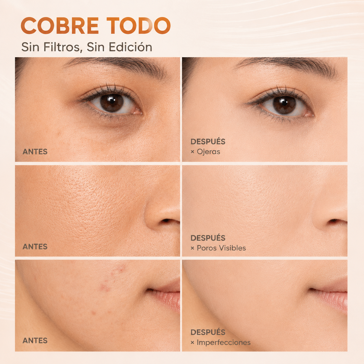 InfiniteGlow Base Biomimética 4 en 1 – Piel Radiante, Uniforme y Protegida Todo el Día