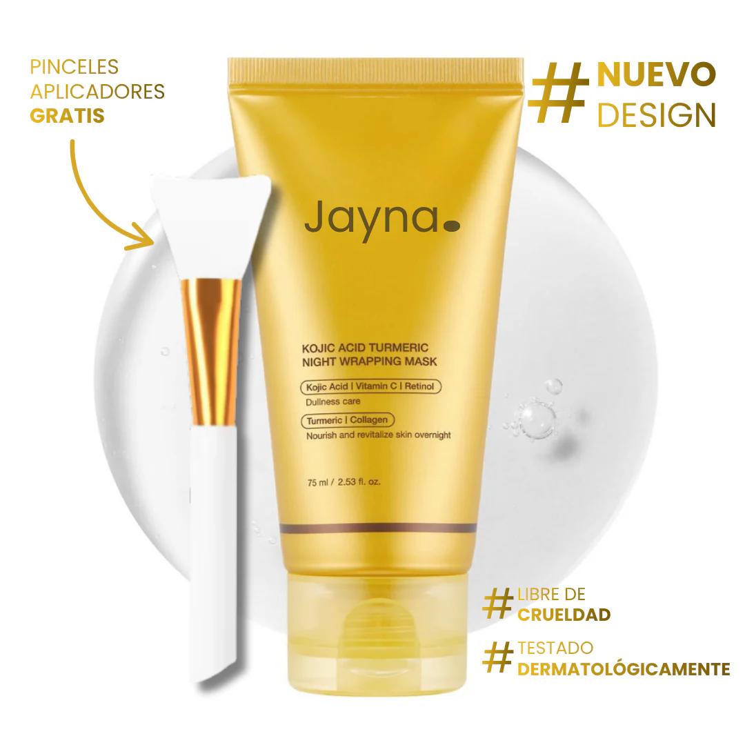 Mascarilla Facial Coreana con Cúrcuma y Colágeno