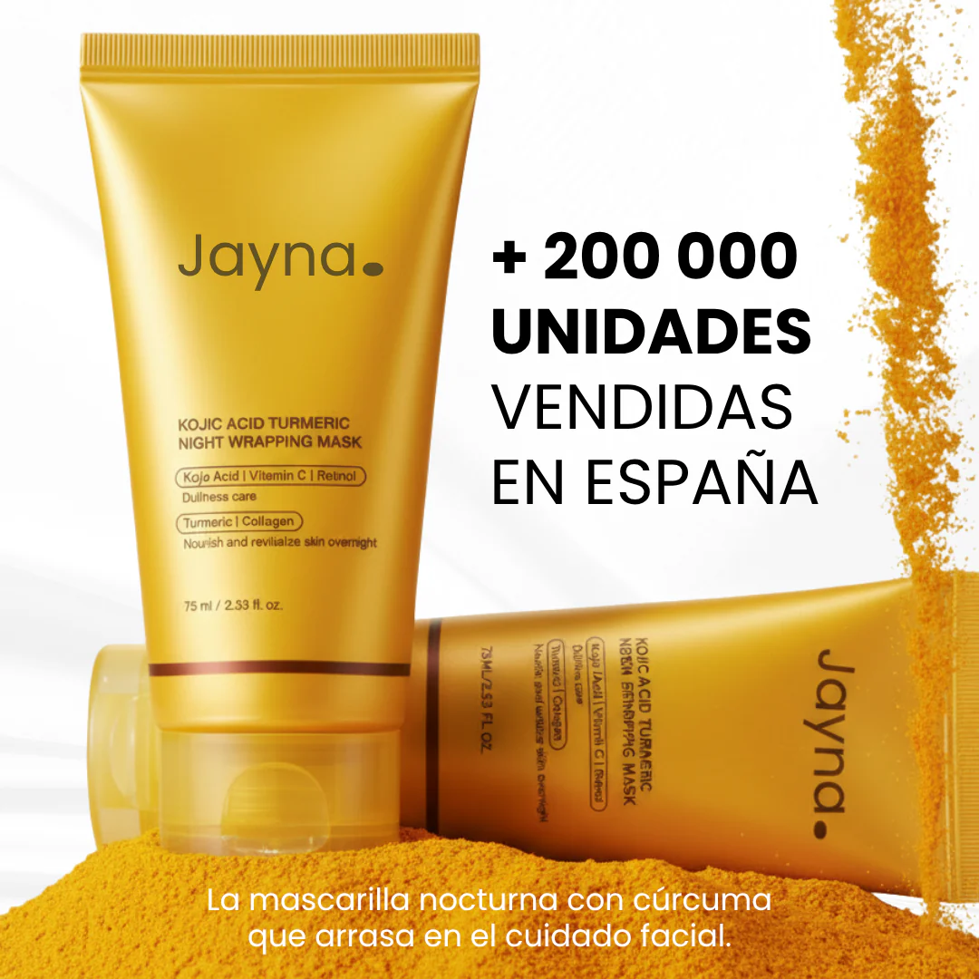 Mascarilla Facial Coreana con Cúrcuma y Colágeno