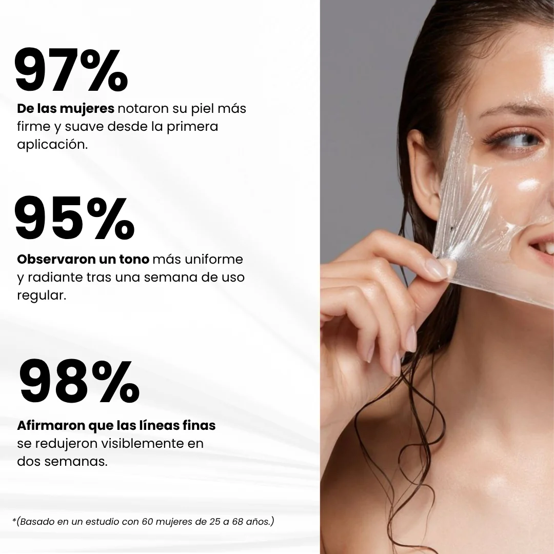 Mascarilla Facial Coreana con Cúrcuma y Colágeno