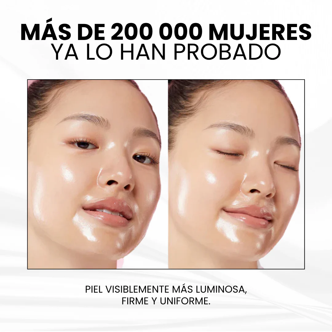 Mascarilla Facial Coreana con Cúrcuma y Colágeno