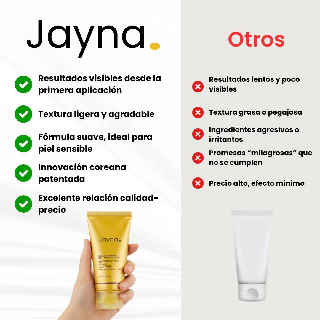 Mascarilla Facial Coreana con Cúrcuma y Colágeno