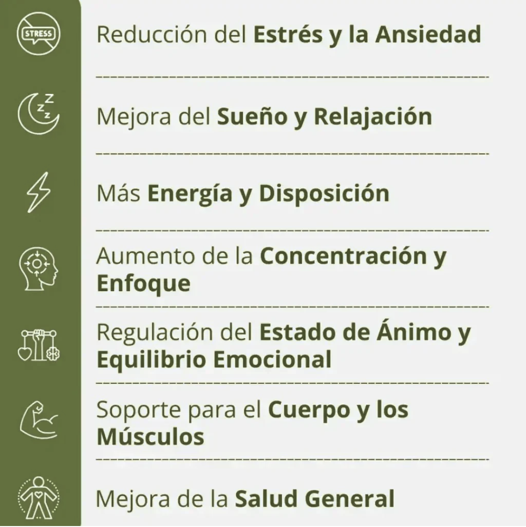 Ashwagandha + Magnesium 1000mg (60 cápsulas) – Defensa, Equilibrio y Energía Natural